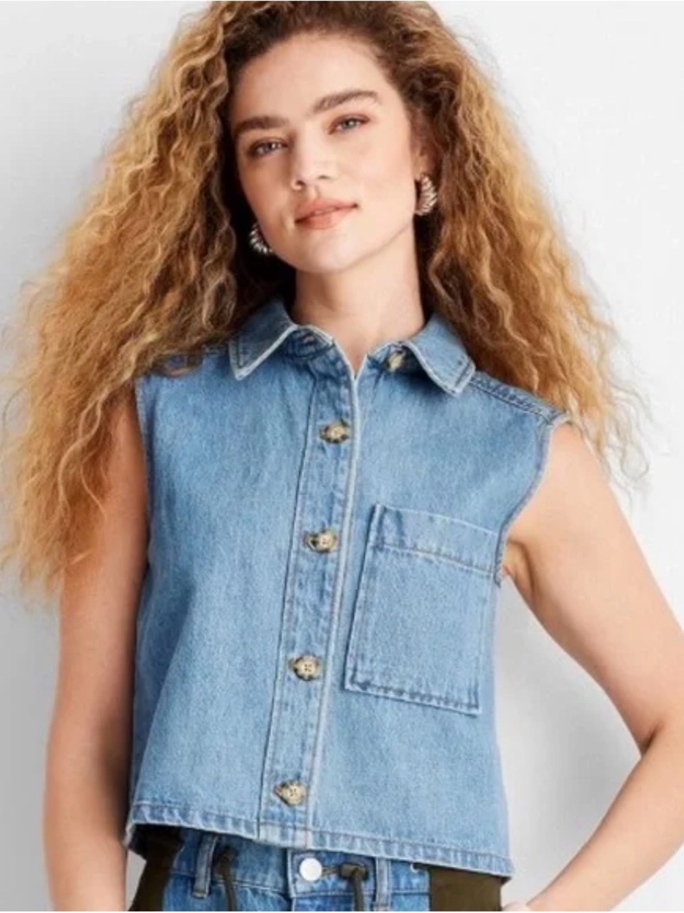 🩵Denim Tank